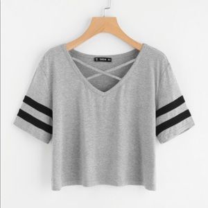 Gray shirt
